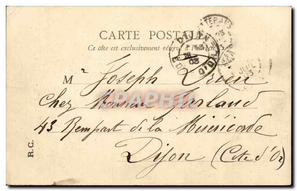 Fazenda em Villevieux (Jura) — cliché R. Chapuis — Damongeot, Mettissons - Verso
