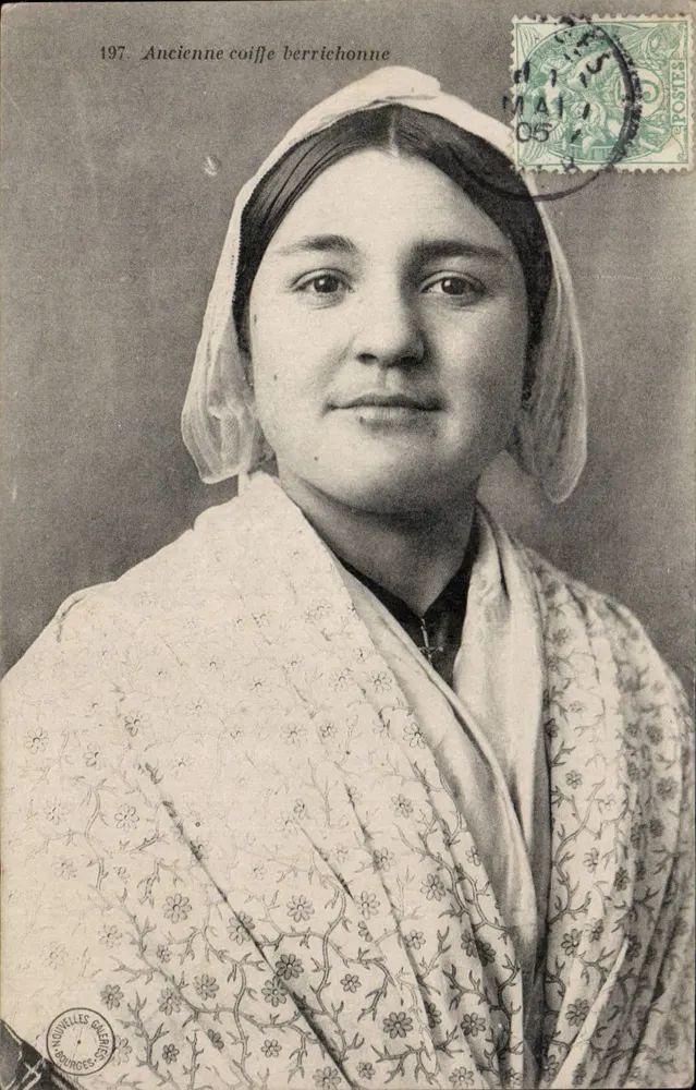 पुराना पोस्टकार्ड — बेरियोंचों का पुराना टोपी — संख्या 197 — नए गैलरीज़ - आगे