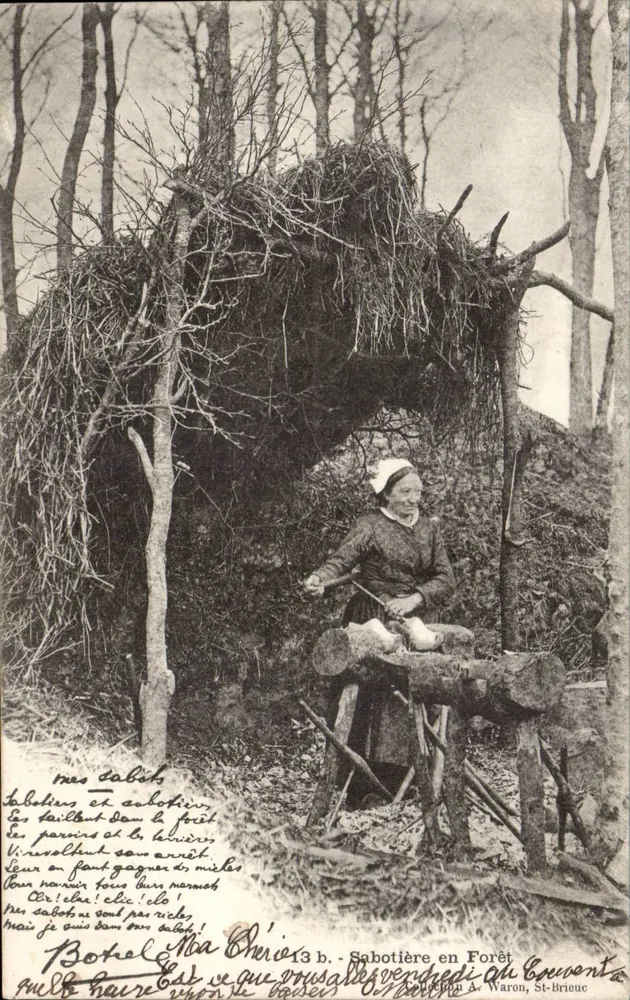 Schuhmacher in der Wald — Schuhmacher — Verlag: M. Chérie, 13 b. — Waron, St-Brieuc - Vorderseite