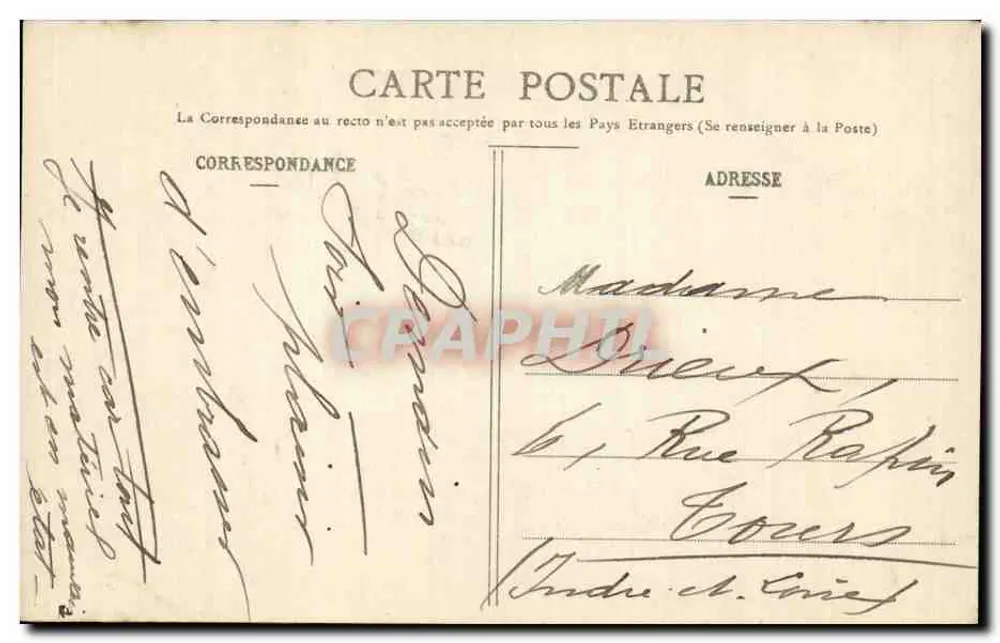 Vendean-Kleidung — Maraichine mit Mante und Capote — Sammlung Boutoin, Croix-de-Vie, Nr. 39 - Rückseite