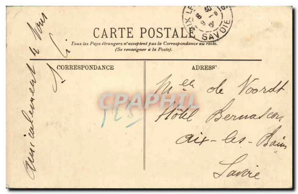 Marseille — Allgemeine Ansicht des Vieux Port — LL. n°245 - Rückseite