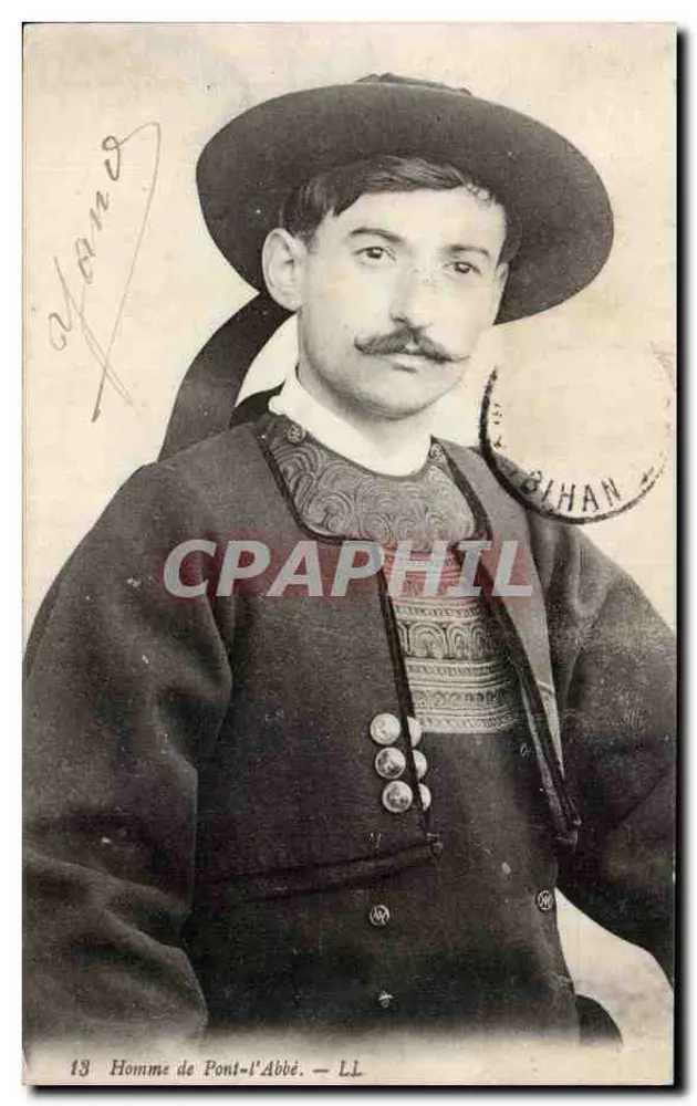 Homem de Pont-l'Abbé — LL — editor Bihan - Frente