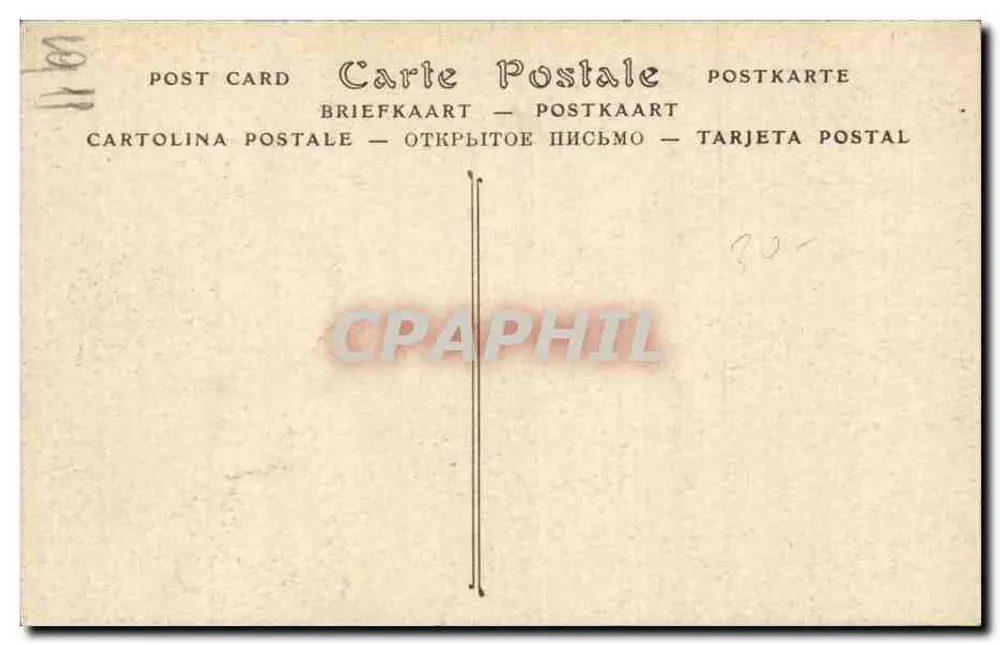Port-Blanc (Côtes-du-Nord) — Na casa de Botrel — JND Phot. - Verso