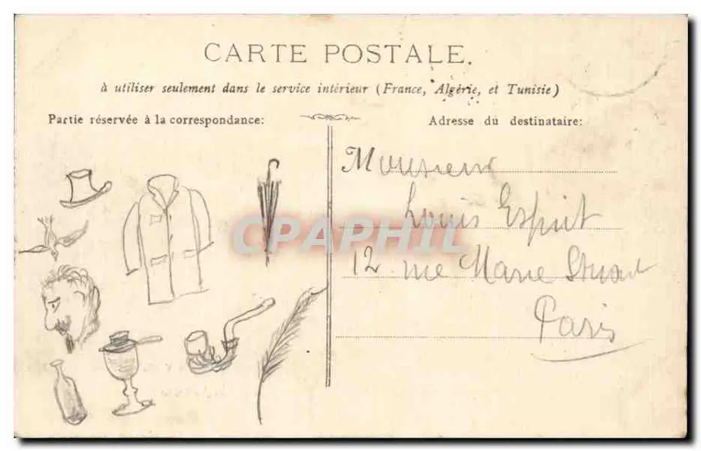 Marselha: Vista Geral da Joliette — G. M. 43 V-Ch.-de-Rome, Marselha, n°172 - Verso