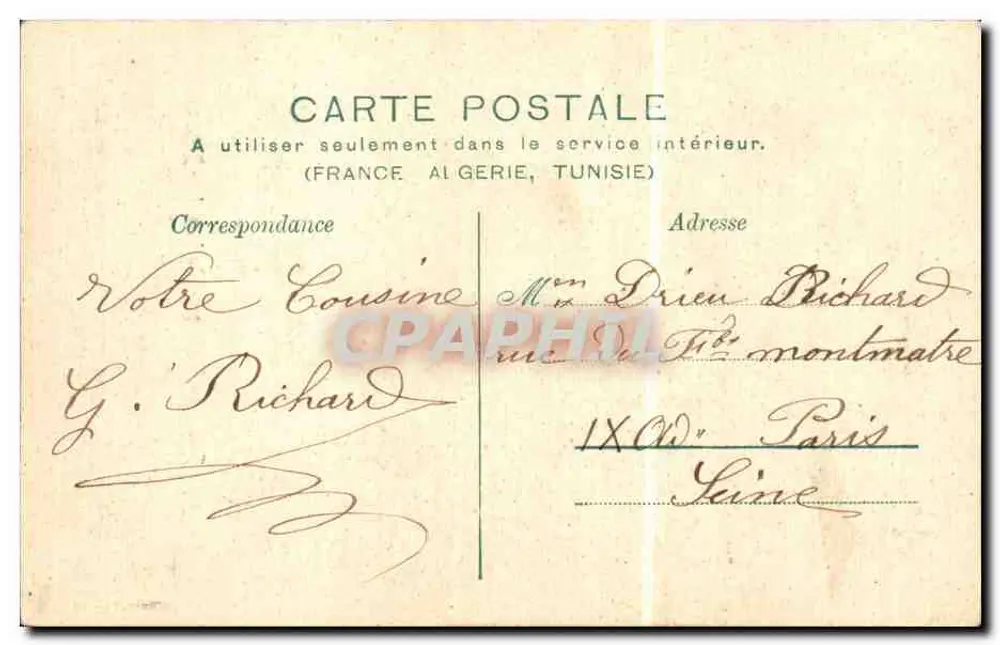 Vallon de Fontaine-Froide in der Nähe von Savigny-les-Beaune — Verlag Boussou, Jaffrey, Beaune, Seriennummer nicht sichtbar - Rückseite