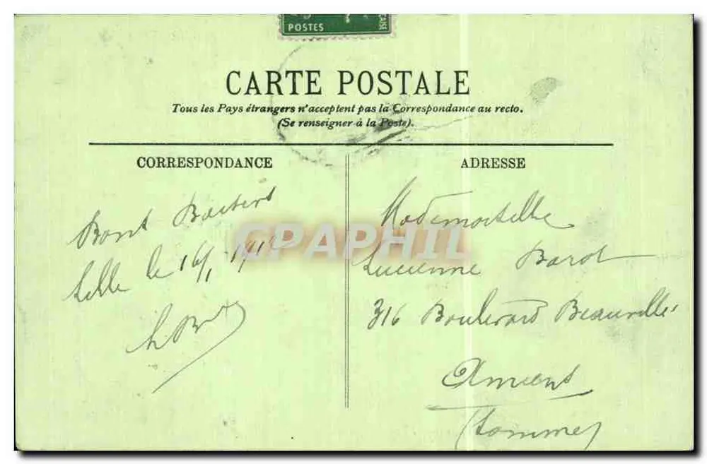LILLE — La Rue Faidherbe — LL. - Achterkant