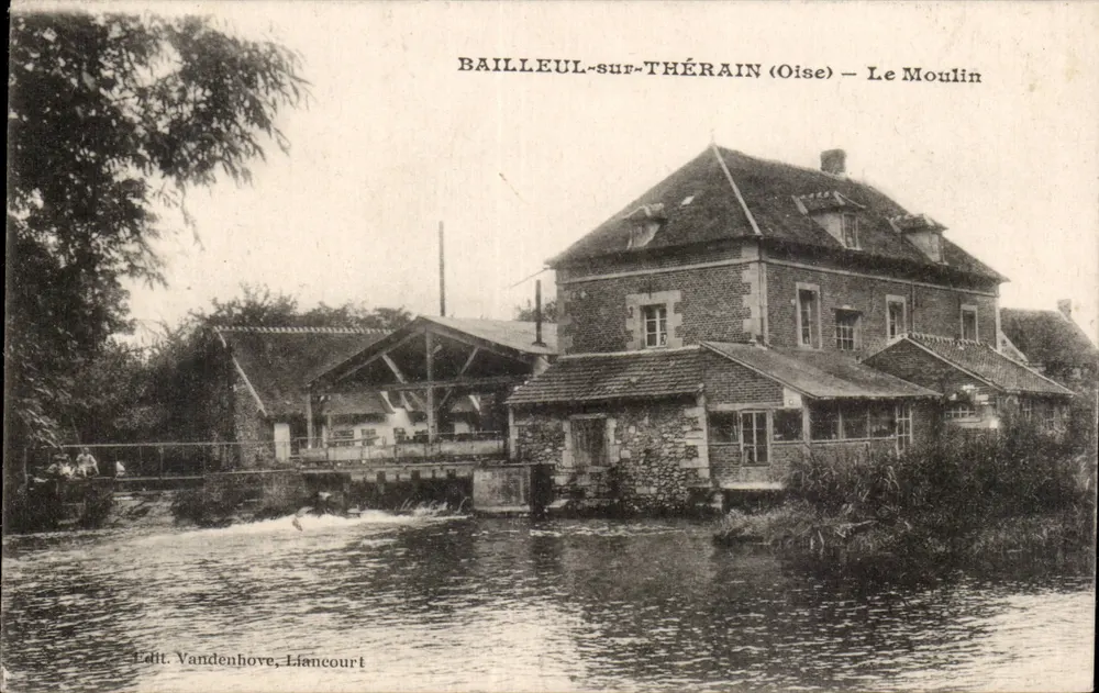 BAILLEUL-sur-THÉRAIN (Oise) — O Moinho — Edit. Vandenhove, Liancourt - Frente
