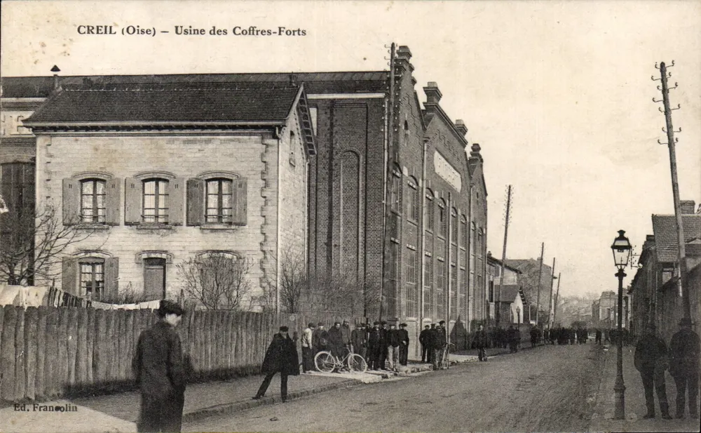 CREIL (Oise) – Fabriek van Sterkere Koffers — Ed. Franeolin - Voorkant