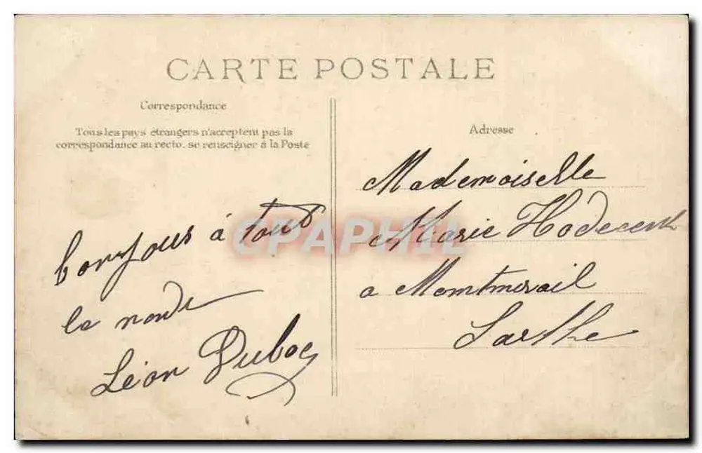 Große Luftschiffwoche — Van Den Born — Flugzeuge in Rouen - Rückseite