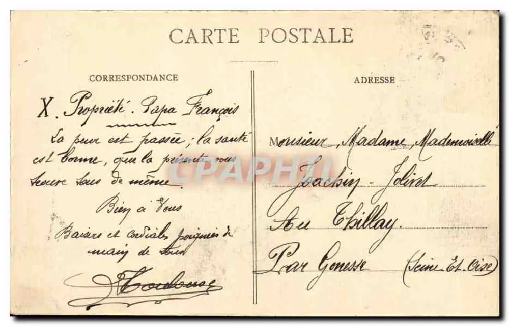Troyes während der Überschwemmung — 22. Januar 1910 — Rue des Tauxelles — Suzaloe-Grimon, Verlag - Rückseite