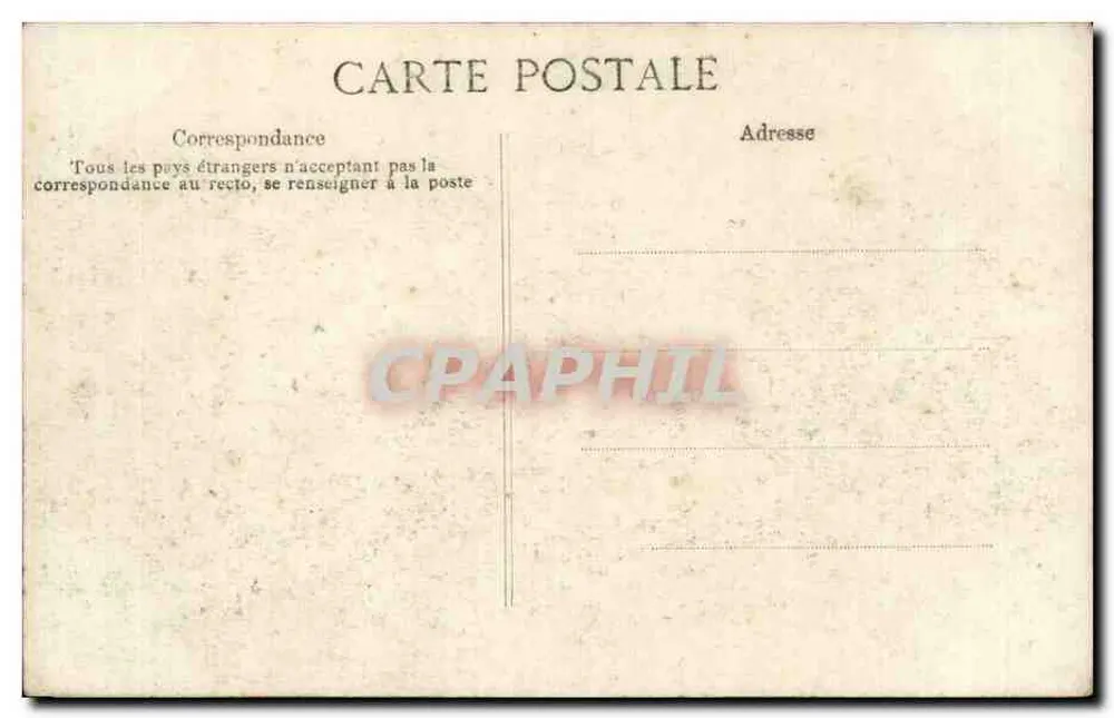 Flut der Seine — Paris - Brücke Alexandre III — Verlag E.D. n° 111 - Rückseite