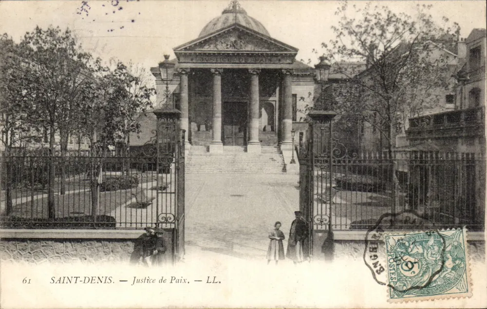 Saint-Denis — Justiça de Paz — LL. - Frente