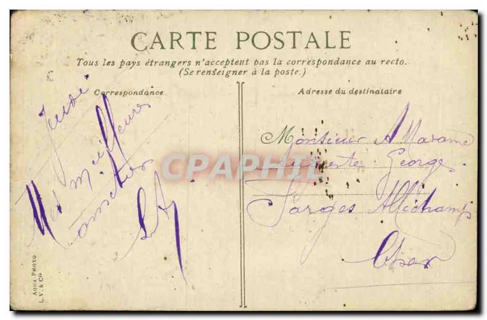 Saint-Denis. A Legião de Honra — editor L. A. Co. n° 1116 - Verso