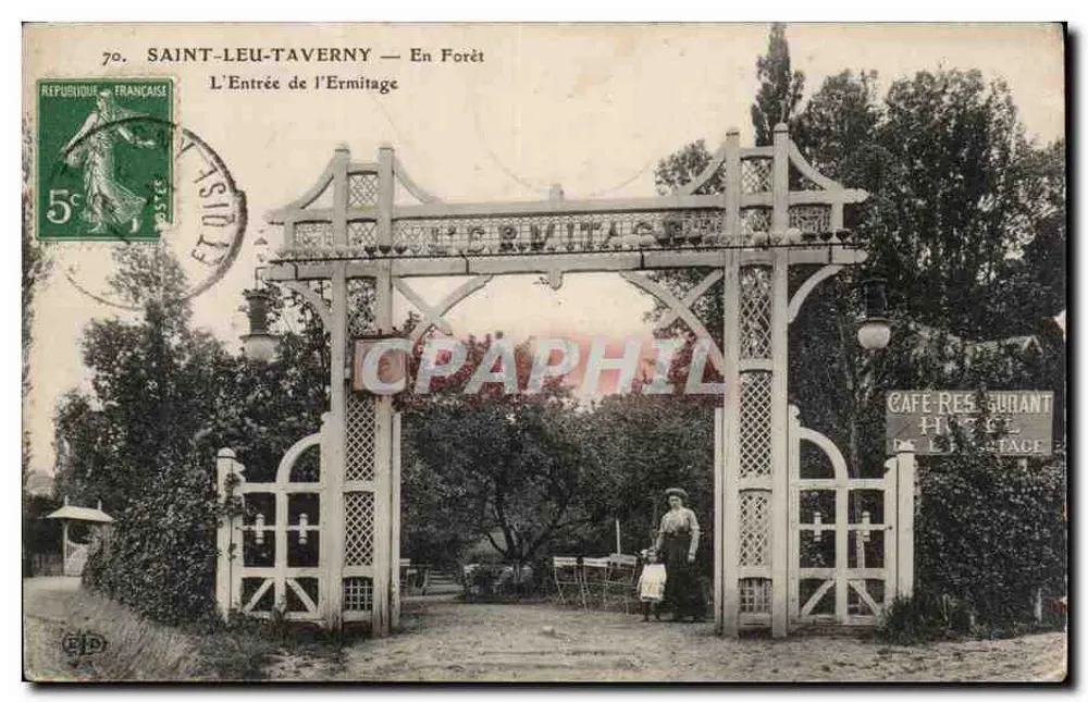 Saint-Leu-Taverny — En Forêt — L'Entrée de l'Ermitage, éditeur E.P.D. - Vorderseite