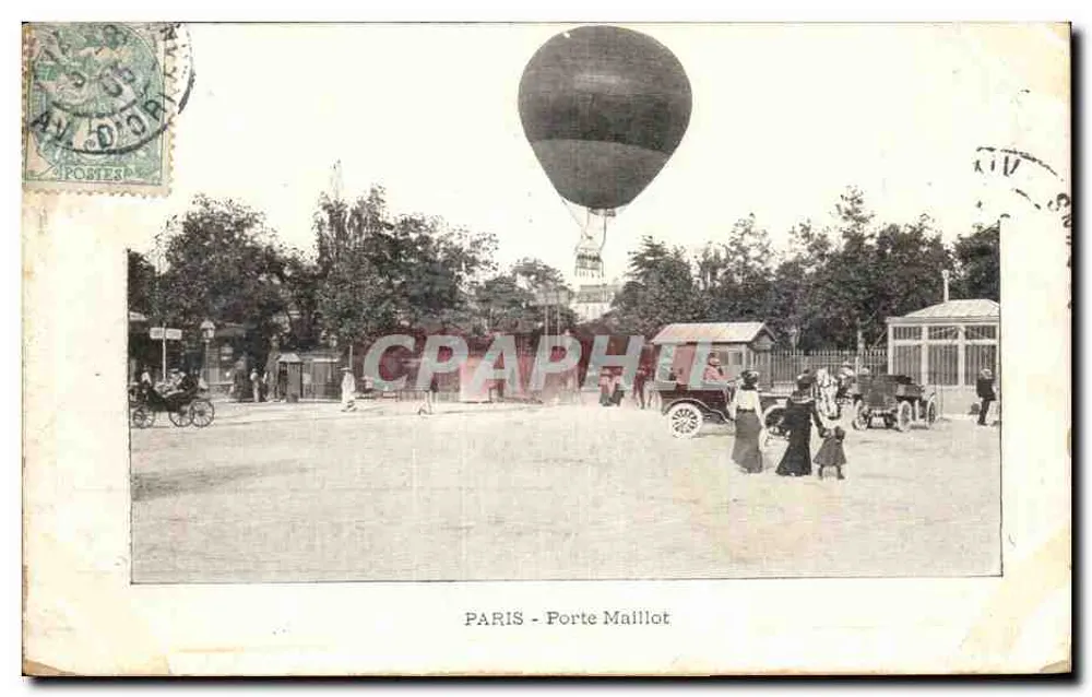PARIS - Porta Maillot — balão preso — editor 'POSTER' n° 1417 - Frente