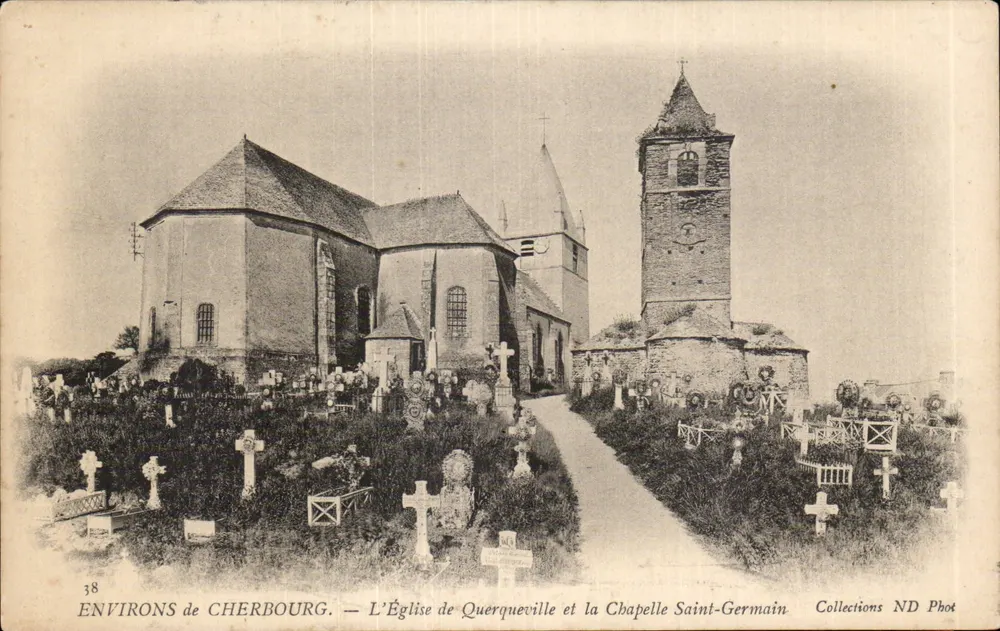 Querqueville und die Kapelle Saint-Germain — Umgebung von Cherbourg — ND Phot Sammlung - Vorderseite