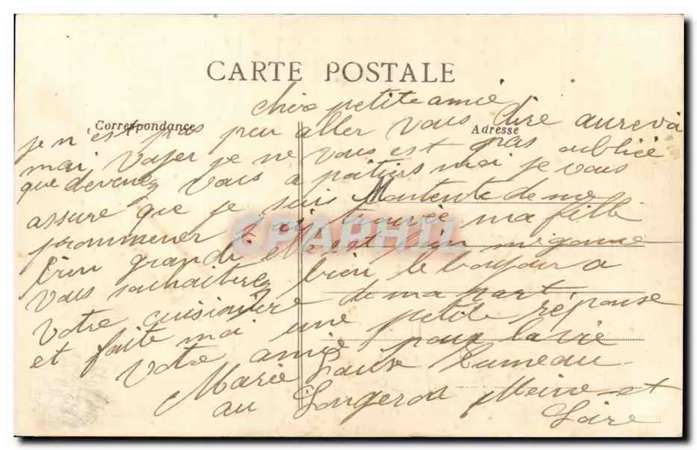 Le Longeron — Vista Geral de Gallard — E. Gaboron - Verso