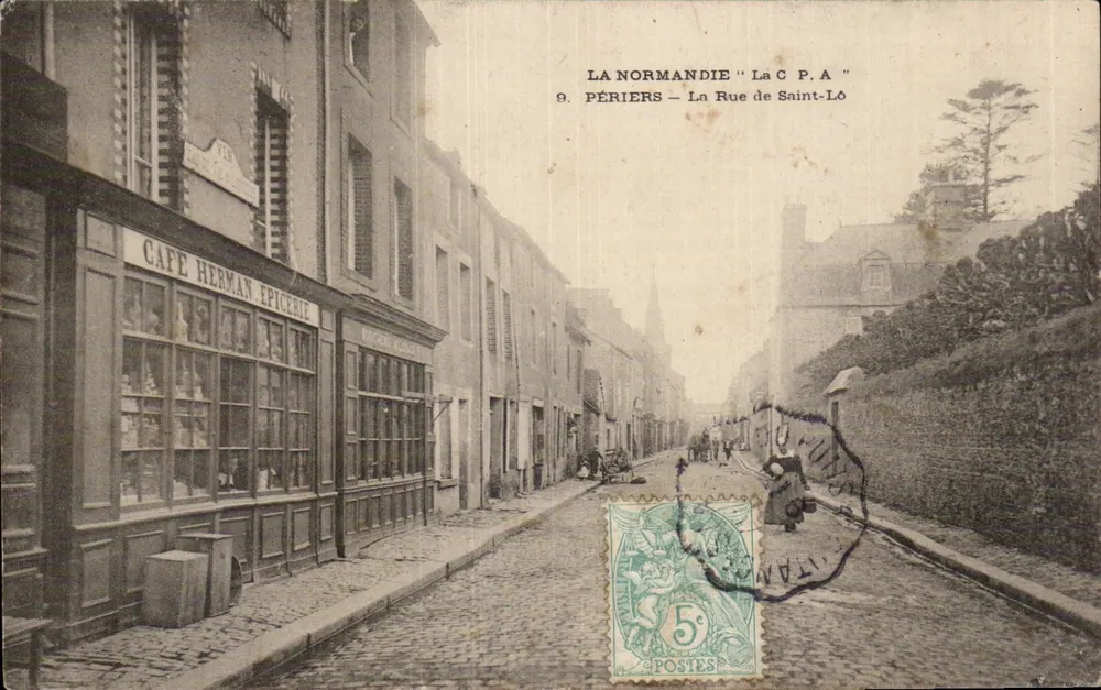 Périers – Rue de Saint-Lô – La Norman - Recto