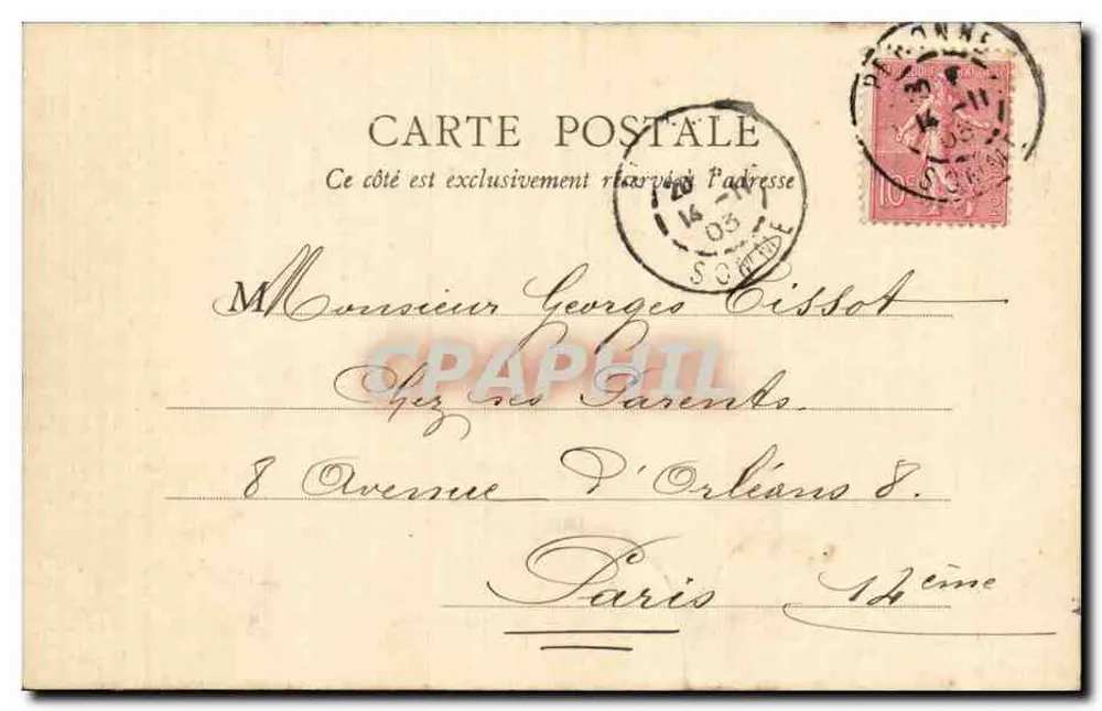 PÉRONNE — A Grande-Place — Estátua central — Editor Piloot & S. (S. C. P. T.) - Verso