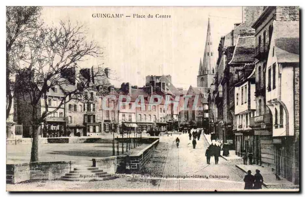 Guingamp — Praça do Centro — Thomas Davis, fotógrafo-editor, Guingamp - Frente