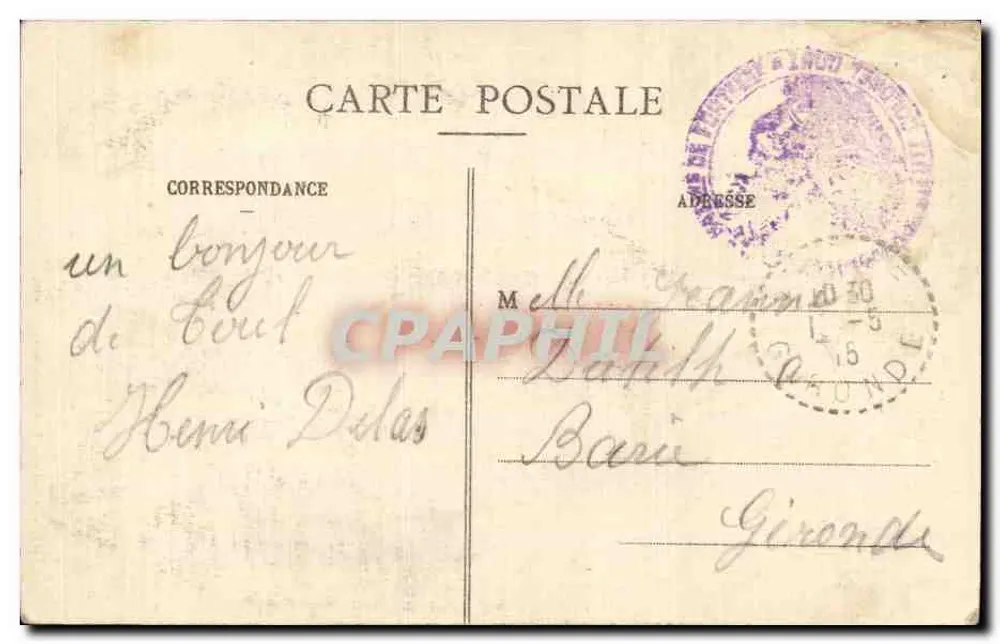 Toul — A Catedral — Gerdolle e Briquet, Toul - Verso