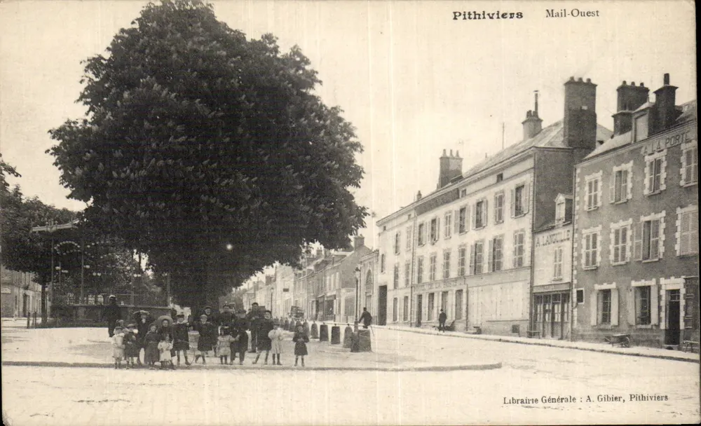 Pithiviers — Mail-Ouest — Livraria Geral: A. Gibier - Frente