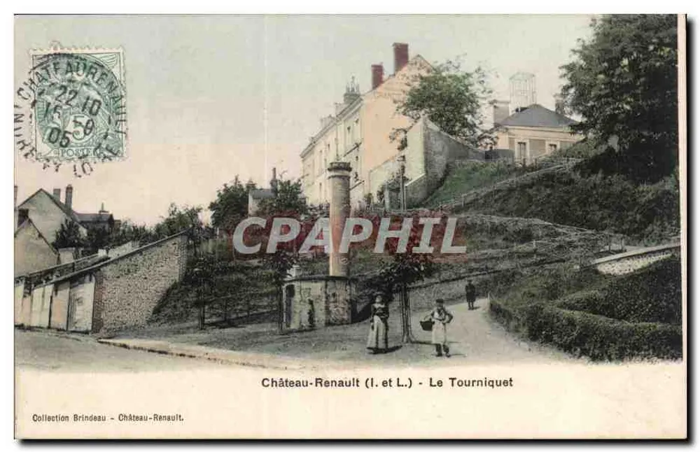 Château-Renault (I. e L.) - O Tourniquet — Coleção Brindeau - Frente