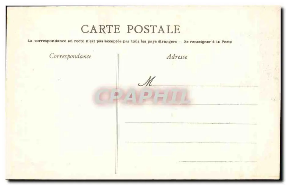 Saint-Briac - Os novos boulevards — A Bretanha pittoresca, editor Waron - Verso