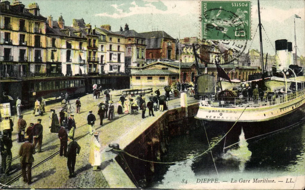 Dieppe — Die Seestation — LL. — 84 - Vorderseite