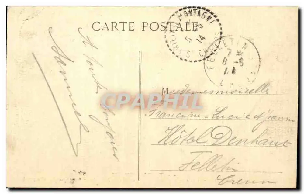 Creusot-Typen — Orrevere — Verlag M. N. Nr. 1012 - Rückseite