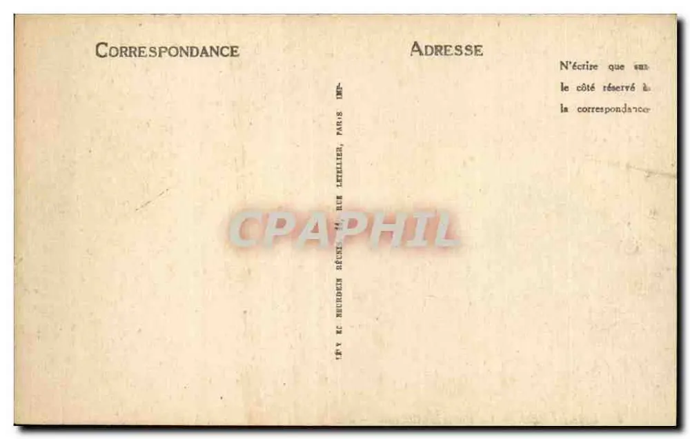 Chartres — La Porte Guillaume — uitgever Peetmilland, n°4 - Achterkant