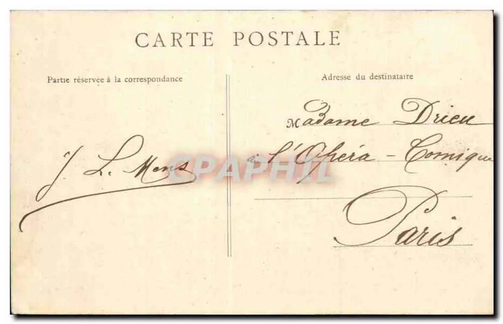 Angoulême — Monument Carnot (Verlet, escultor) — B.F. Paris - Verso