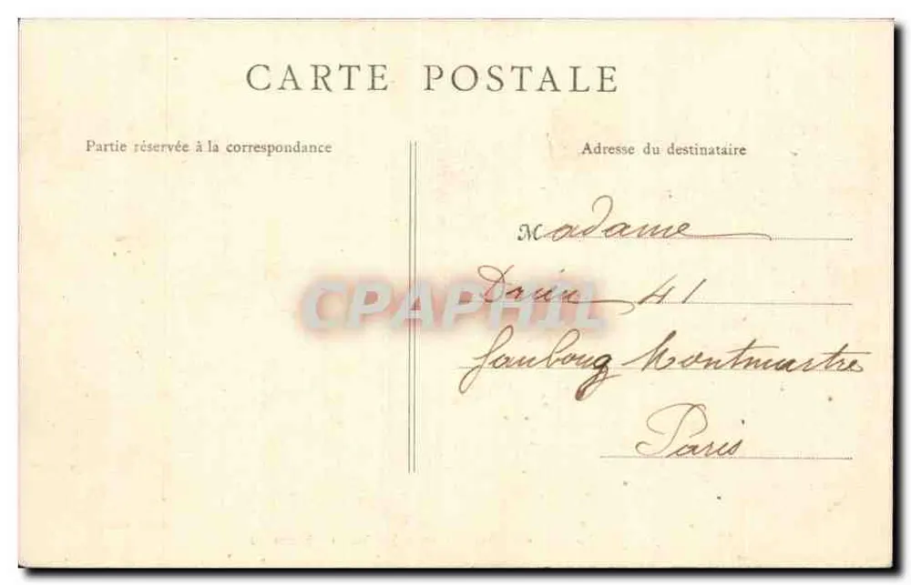 Angoulême — Die Charente und der Faubourg Lhoumeau — B. F., Paris - Rückseite