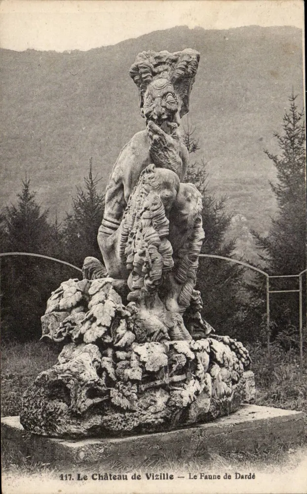 Schloss Vizille — Der Faun von Dardé — Edition Martingatto Frères, Grenoble - Vorderseite