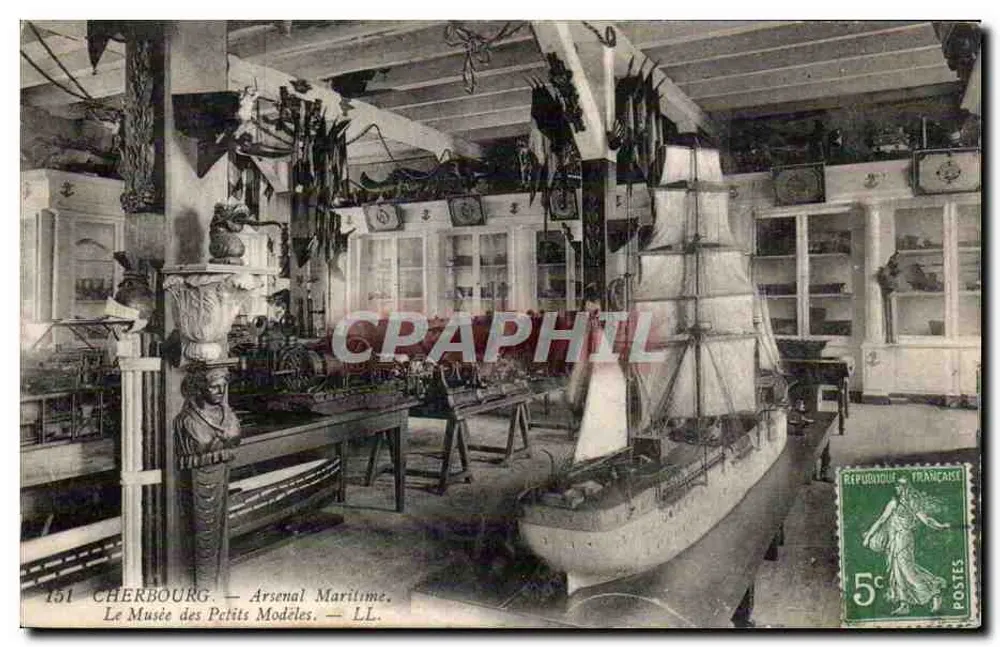 Cherbourg — Arsenal Maritime. Le Musée des Petits Modèles — LL. n°151 - Recto