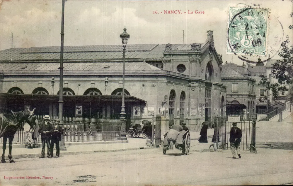 NANCY - A Estação - Imprimeries Réunies, Nancy, n°16 - Frente