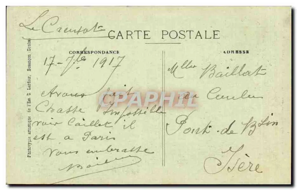 Le Creusot — Usines Schneider — Hauts-Fourneaux - Verso