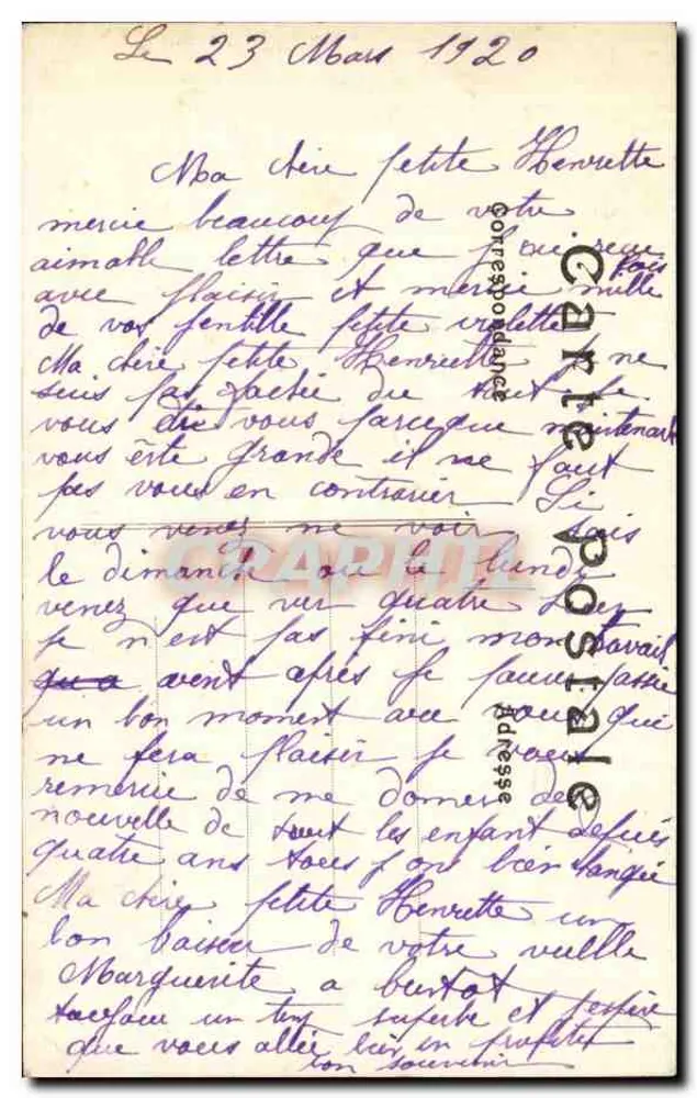 Paris — Kirche Saint Joseph und Straße Pouchet — V.C. n°48 - Rückseite