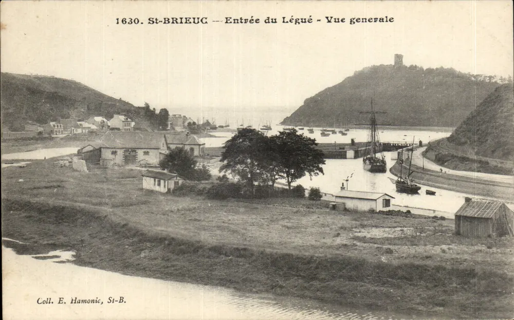 St-Brieuc — Entrada do Légué — Vista geral — Coll. E. Hamonic, St-B. - Frente
