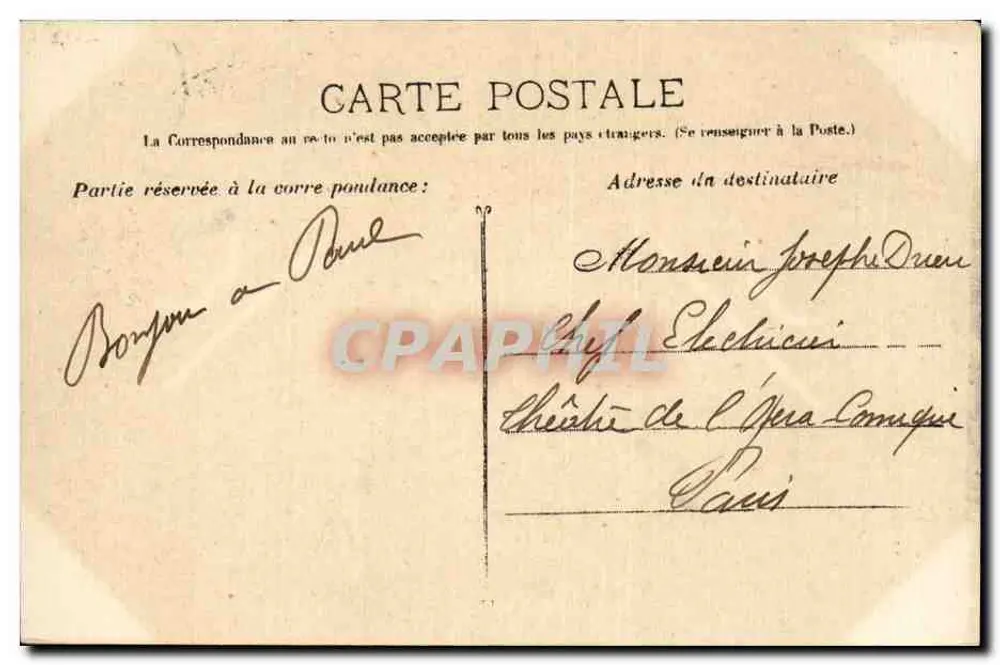 Marseille - Allgemeine Ansicht vom N.-D. de la Garde und den Aufzügen — Guende phot. Marseille, n°520 - Rückseite