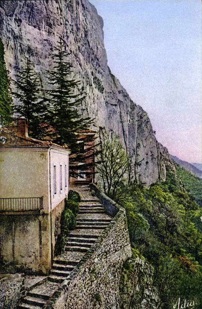 La Sainte-Baume — chegada à gruta — Aldia - Frente