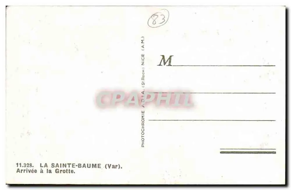 La Sainte-Baume — chegada à gruta — Aldia - Verso
