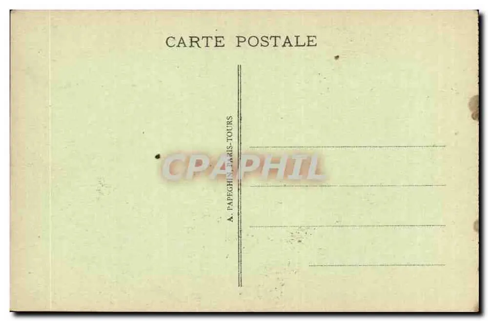 Internationale Ausstellung der dekorativen Künste Paris 1925 — Nachtsicht — A.P. - Rückseite