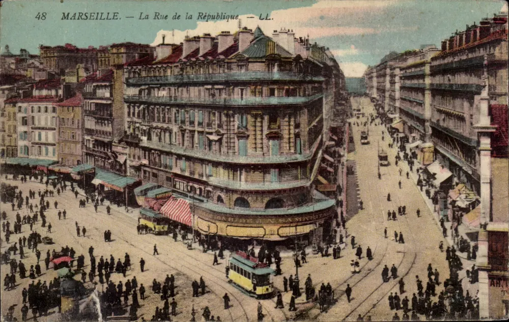 Marselha — A Rue de la République — LL. n°48 - Frente