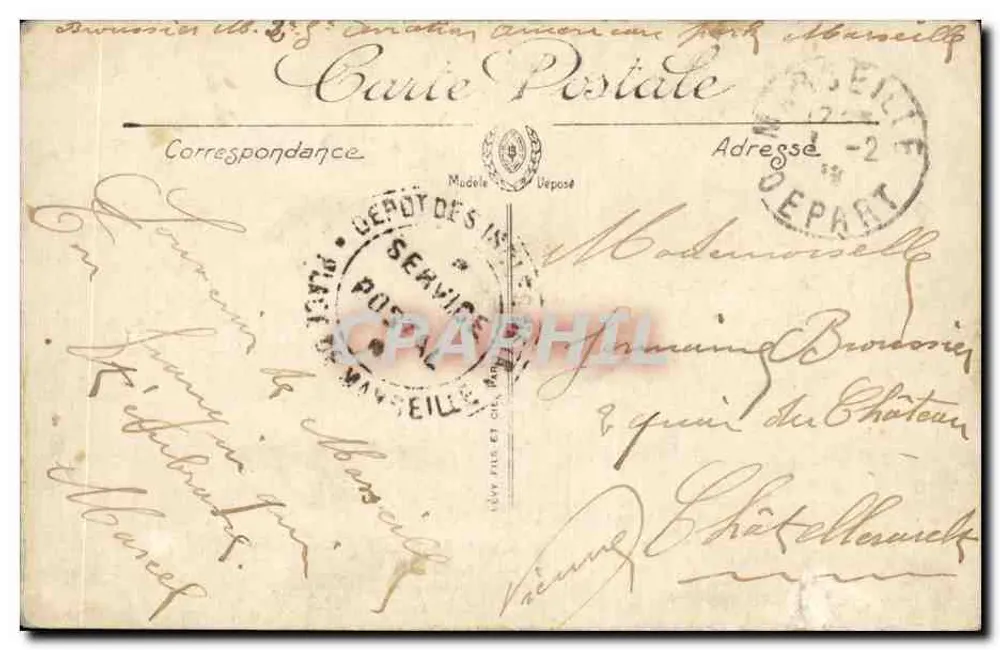 Marselha — A Rue de la République — LL. n°48 - Verso