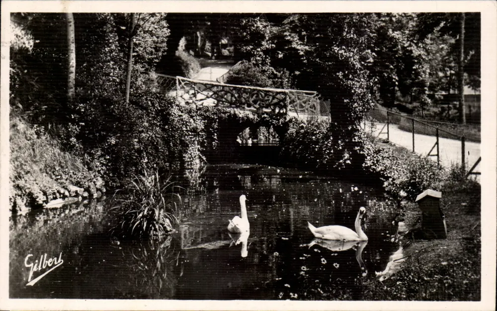 Der rustikale Brücke — Die Schwäne — Editionen A. Gilber - Vorderseite
