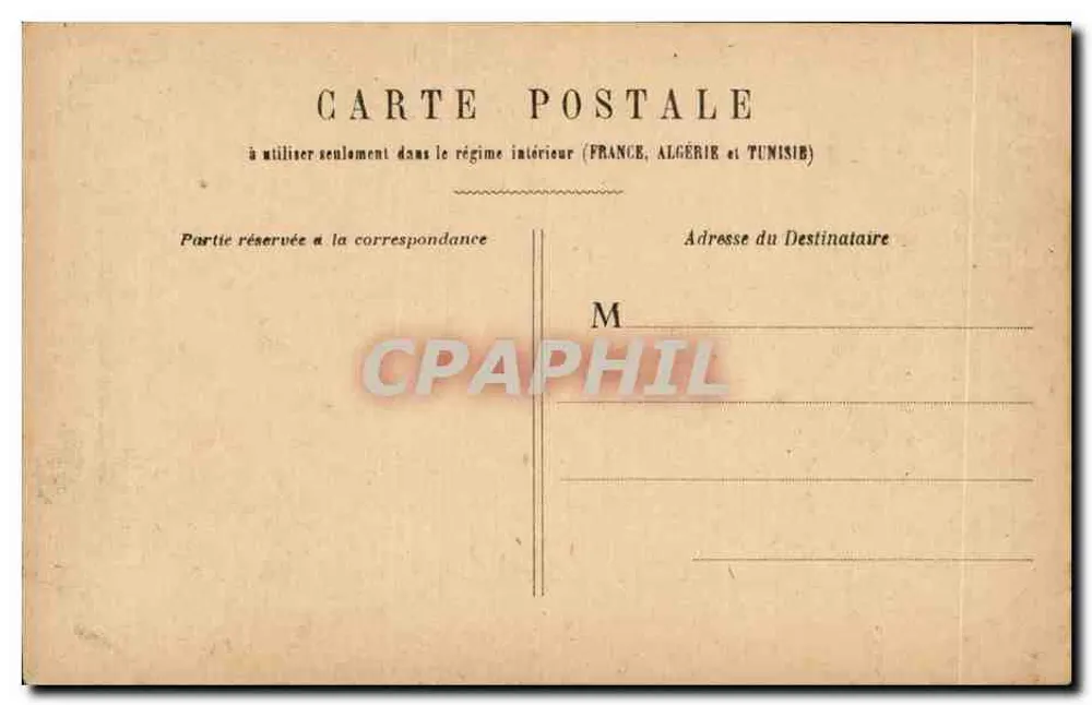 Paris - Arco do Triunfo — vista panorâmica — editor não identificado - Verso