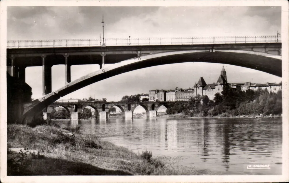 Pontes sobre o Tarn — Montauban — Edição 'LA CIGOGNE' - Frente