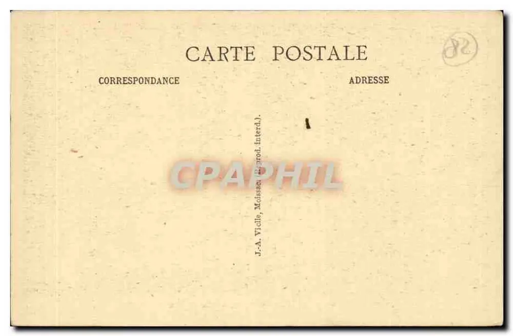 Cloître de Moissac — Vista interna — J.-A. Viclle (Editor, n°82) - Verso