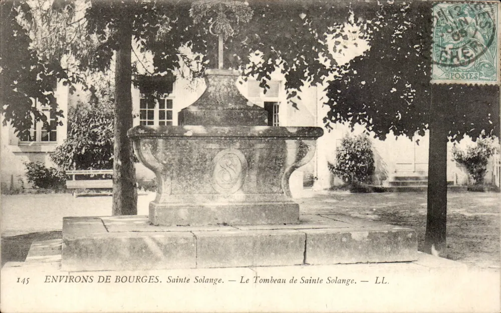 Dintorni di Bourges. Santa Solange — La Tomba di Santa Solange — LL. - Recto